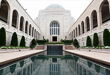 When was the Australian War Memorial opened in Canberra?