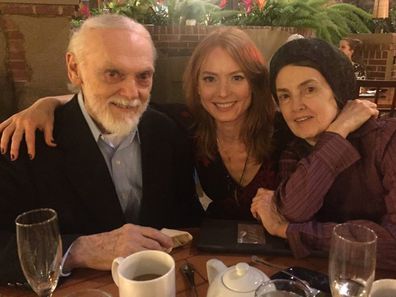 Alicia Witt with her parents Robert and Diane.