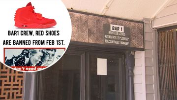 Perth nightclub bans red sneakers