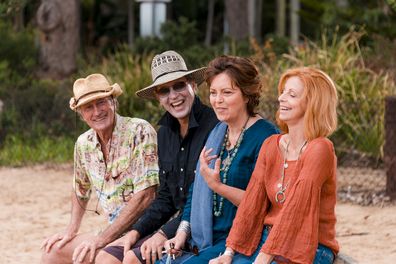 Bryan Brown, Greta Scacchi, Richard E. Grant, Heather Mitchell, Palm Beach movie