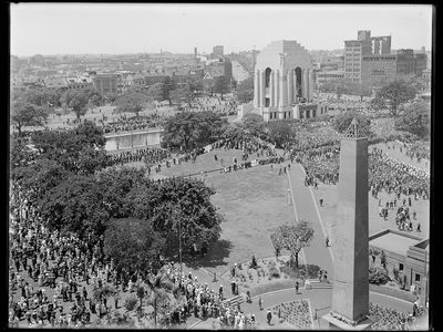 Opening of the Anzac War Memorial - 1934