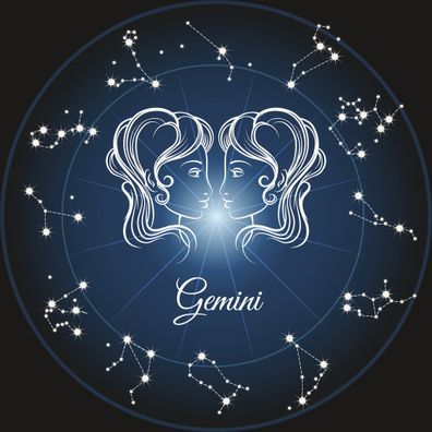 Gemini star sign. Gemini zodiac sign.