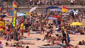 Bondi Beach is nearing capacity and could be closed soon.