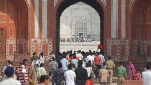 The Taj Mahal has reopened after being closed for more than six months due to the coronavirus pandemic in Agra, India.