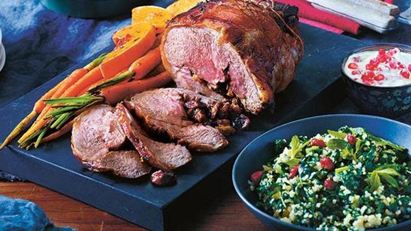 Persian spiced lamb shoulder