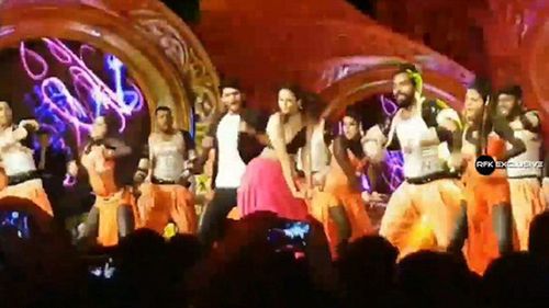 Bollywood stars were reportedly hired to perform for the guests.
