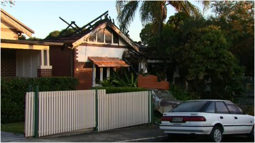 An elderly man has been rescued from a house fire in Five Dock this morning. 
