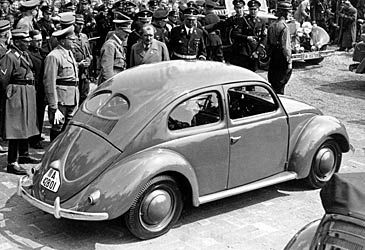 When were the first Volkswagen Beetles manufactured?