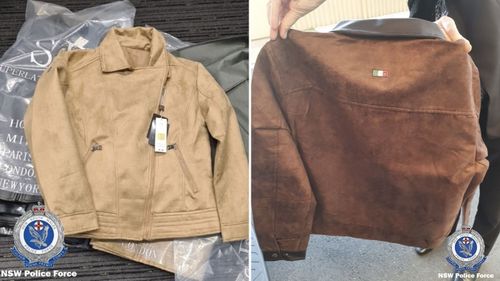 NSW Police seized 22 jackets this week.