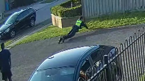 Cranbourne West police stabbed 