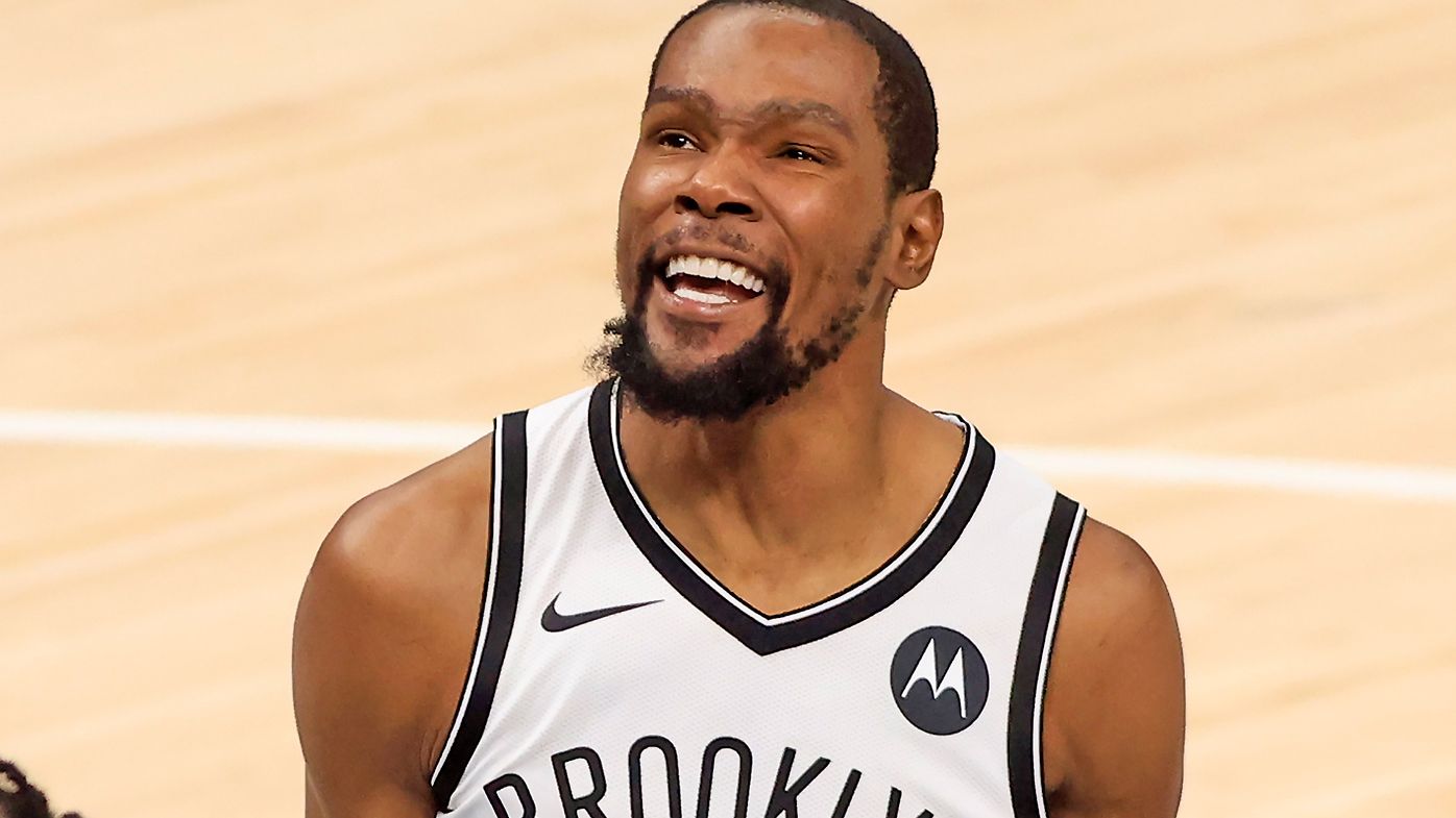 Kevin Durant plays for the Brooklyn Nets