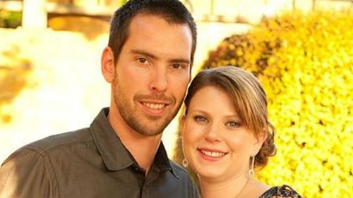 Melbourne mother Andrea Lehane with her husband James.