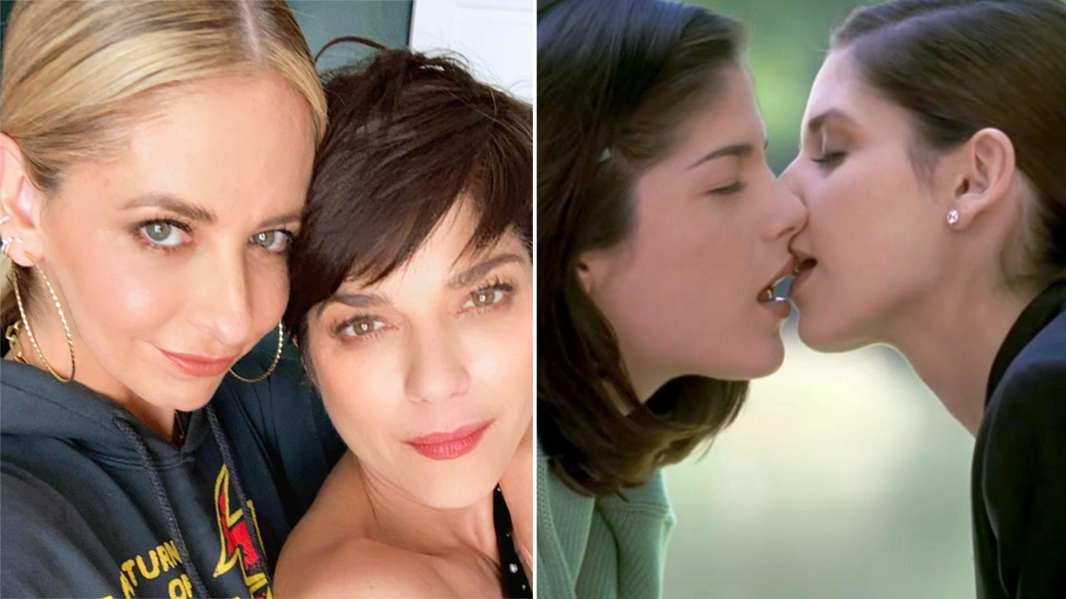 Sarah Michelle Gellar and Selma Blair recreate Cruel Intentions kiss -  9Celebrity