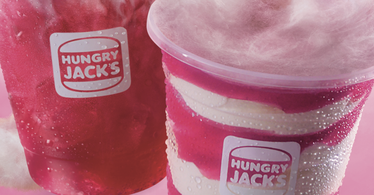 Frozen Drinks and Bursties - Hungry Jack's Australia