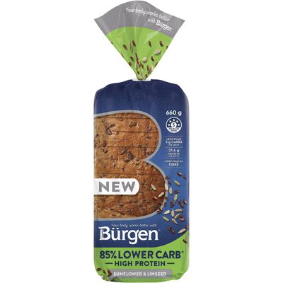 Burgen Lower Carb Sunflower & Linseed Bread