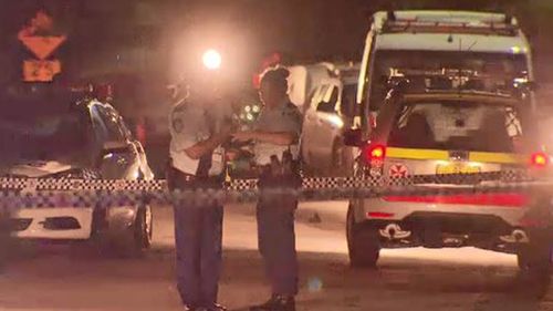 The man died at the scene after suffering a fatal wound to his torso. (9NEWS)