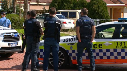 A father has been shot by police in a Perth suburb after an altercation with officers.