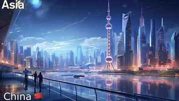 AI predicts what China would look like in the year 5000. 