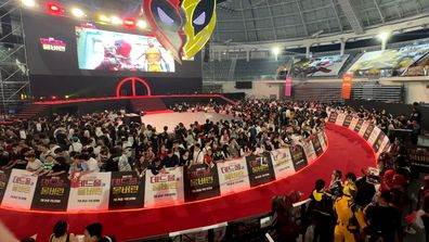 Fans were crowded into the stadium hours before the event even started.