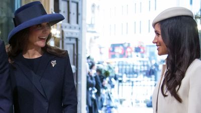 Kate and Meghan attend the Commonwealth Service, March 2018