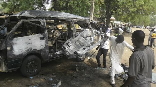 At least 27 dead after two bombings at Nigerian bus stations