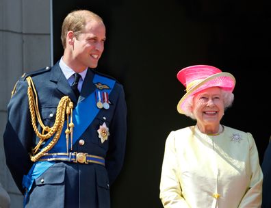 Prince William and Queen Elizabeth in 2015