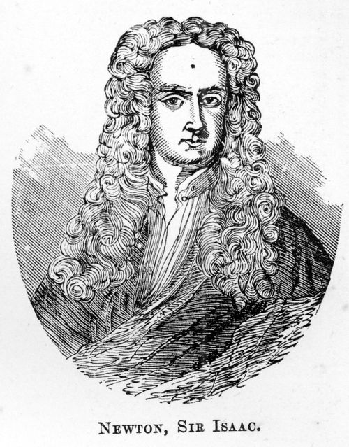 Portrait of Sir Isaac Newton