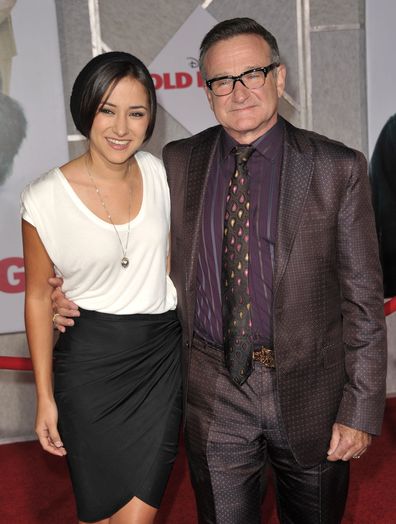 Zelda Williams, Robin Williams, premiere, El Capitan Theatre, 2009