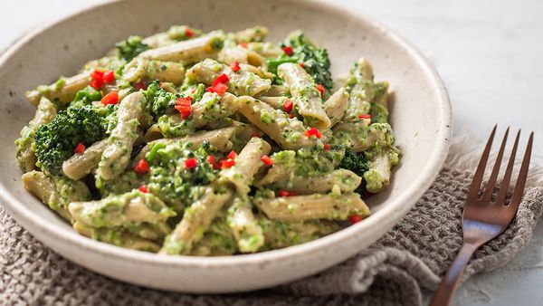 Vegan pesto pasta with broccolini recipe by San Remo