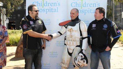 Mr Loxley has raised $40,000 for the Monash Children's Hospital so far (Facebook)