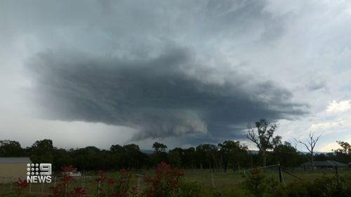 The 'fast-moving' storm swept in from the west leaving a trail of destruction.