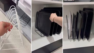 TikTok Kmart storage hacks kitchen