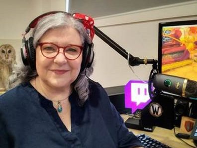 Older female Twitch gamer