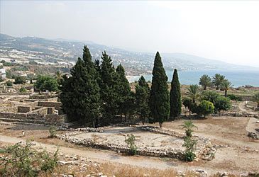 Byblos in Lebanon was the capital of which Mediterranean civilisation?
