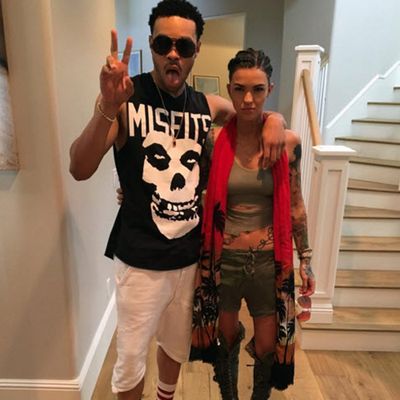 Ruby Rose and rapper Maejor