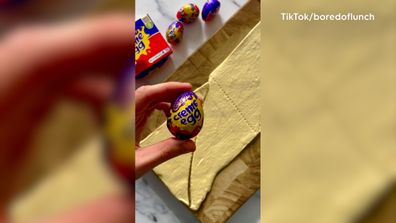 TikToker's delicious creme egg-croissant air fryer recipe