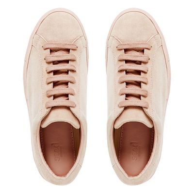 <a href="http://www.seedheritage.com/p/candy-sneaker/4098063-688-41-se.html#start=1" target="_blank">Seed Candy Sneaker, $159.95.</a><br>