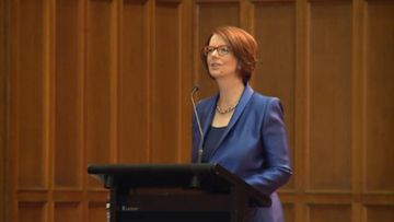 Julia Gillard delivered a lecture titled 'Towards Universal Education'. (Supplied)