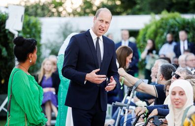 Prince William, Duke of Cambridge arrives to attend a memorial service to mark the fifth anniversary of the Grenfell Tower fire on June 14, 2022 in London, England 