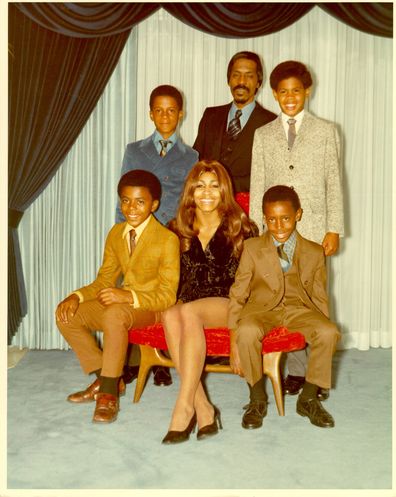 Tina Turner with Ike Turner and family