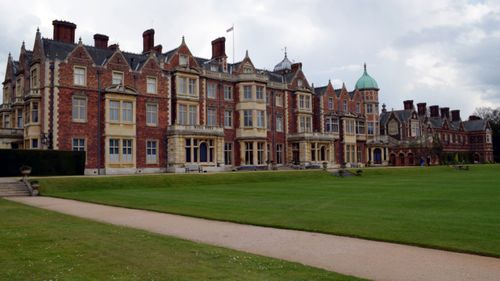 The main house on the royal estate of Sandringham in Norfolk, eastern England.