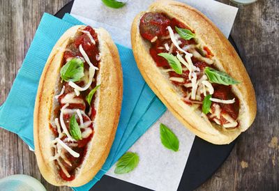 Lunch: Classic meatball subs