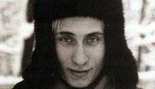 Vladimir Putin as a young man.