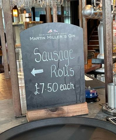 expensive sausage roll