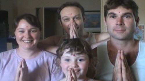 Chantelle McDougall, her daughter Leela, cult leader Gary Felton and lodger 