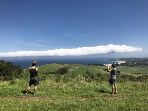 Weatherzone says the cloud formation without any adjoining thunderstorm activity is quite unusual. 