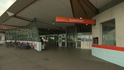 A female police officer suffered facial injuries after allegedly being assaulted at Sydenham train station.