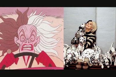 That most vile of Disney villains, Cruella de Vil, has terrorised poor young pups to try get their fur since the first Dalmatian classic in 1961, right through to the live-action incarnations starring a positively eeeee-vil Glenn Close in 1996 and 2000.