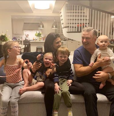 Alec Baldwin, Hilaria Baldwin, Carmen Baldwin, Rafael Baldwin, Leonardo Baldwin and Romeo Baldwin