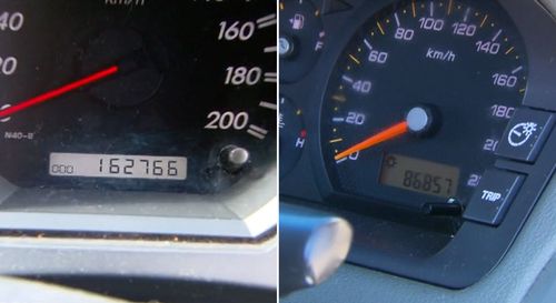 Used car odometers